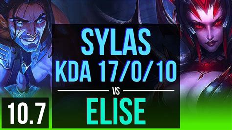 Sylas Vs Elise Jungle Kda 17010 Legendary Kr Challenger V10