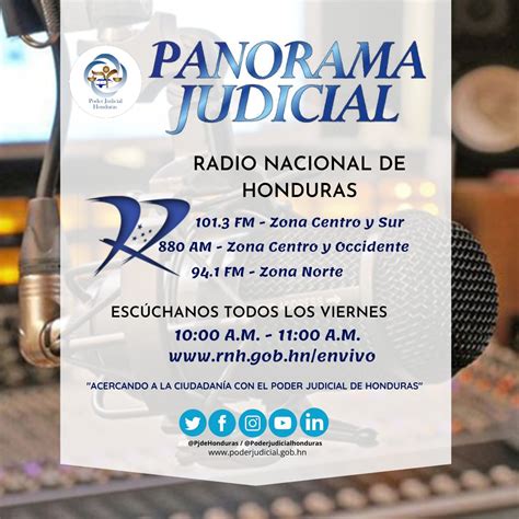 Poder Judicial HN On Twitter Escuche Hoy El Programa Panorama