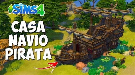 Tradução The Sims 4 Pirata - CASA NAVIO PIRATA | The Sims 4 - YouTube