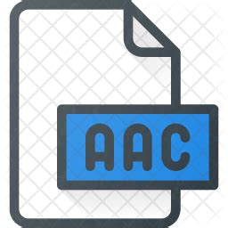 Aac Icon - Download in Colored Outline Style