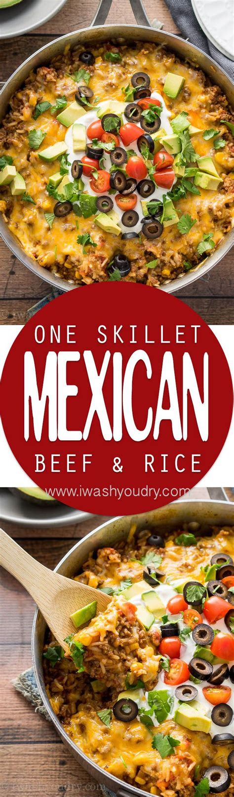 Mexican Beef And Rice Skillet Super Quick And Easy And We Ate The Leftovers Wrapped Up In