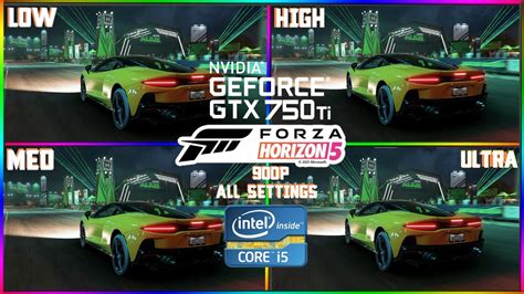 Forza Horizon Gtx Ti P Low Med High Ultra I