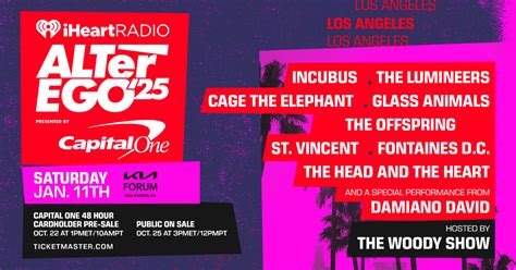 Iheartmedia Brings Alternative Rocks Biggest Names Together Live For