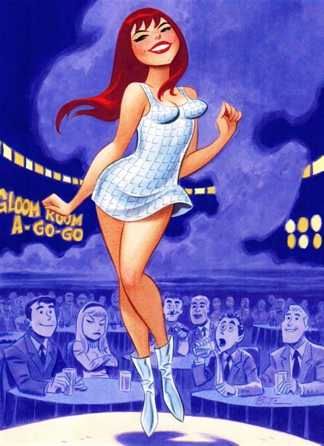 Mary Jane Watson By Bruce Timm Bruce Timm Comic Art Redhead Art