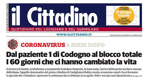 Giornali Fisc Lodi Il Cittadino Festeggia Anni Sabato