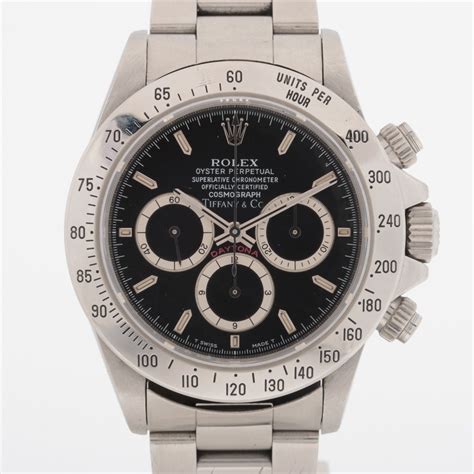 Rolex Daytona Black-Face present Tiffany watches