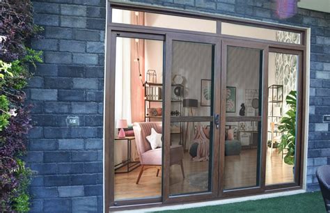 Brown UPVC Sliding Door For Home Interior At Rs 1500 Sq Ft In