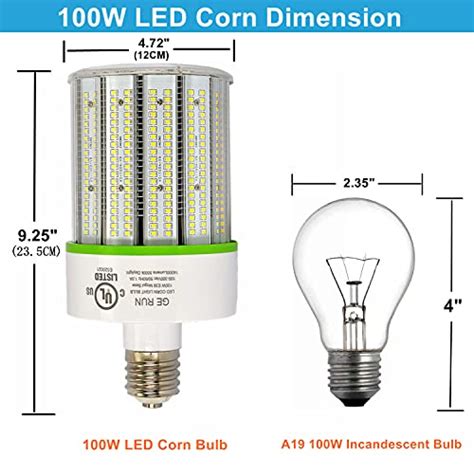 100W E39 Mogul Base LED Bulbs LED Corn Cob Light Bulb 5000K Daylight