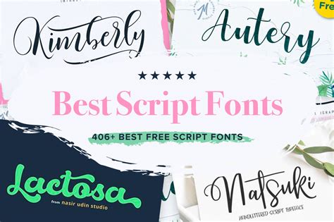 Best Script Fonts 406 Best Free Script Fonts Creativebooster