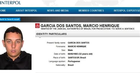 G1 Brasileiro Procurado Pela Interpol Por Tráfico é Preso Dentro Da