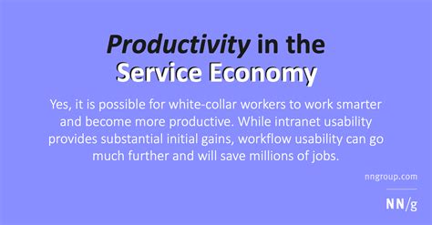 productivity   service economy