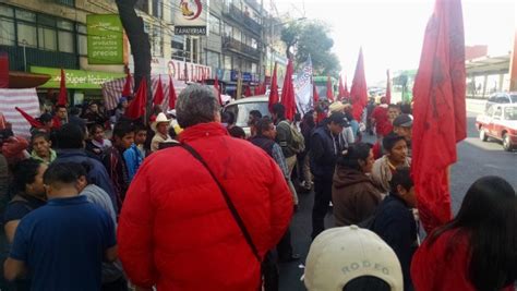 Frente Popular Francisco Villa Marcha Sobre Tlalpan Grupo Milenio