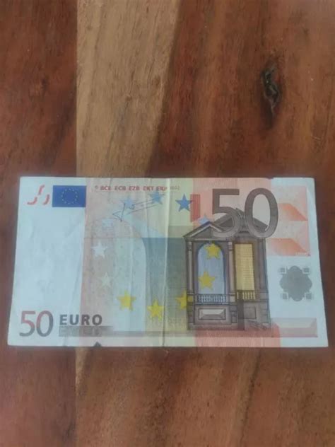 Rare Billet De Euros Trichet S Rie X L G Rement Tach Eur