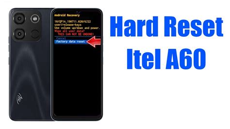 Hard Reset Itel A60 Factory Reset Remove Pattern Lock Password How