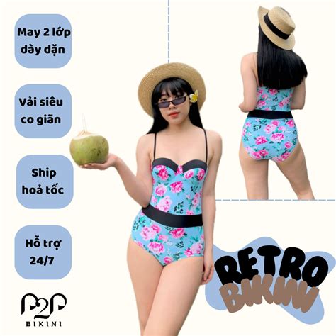 Đồ bơi Nữ bikini mảnh BASIC có gọng nâng vòng Chuẩn hàng cao cấp P P Bikini Thương