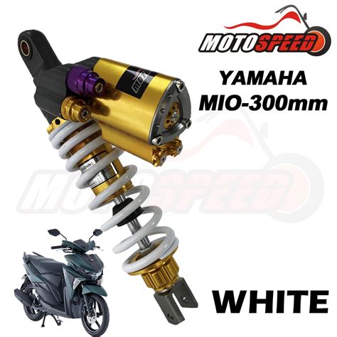 COD 1 Pc Rear Mono Shock Absorber With Gas Tank 300mm For Mio Click