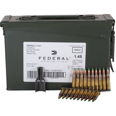 Federal Ammo American Eagle XM855 5 56x45mm 5 56 NATO 62 Grain FMJ