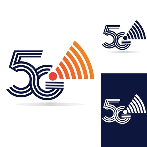 5g Network Logo Logo Network 5g Connection Number 5 And G Letter