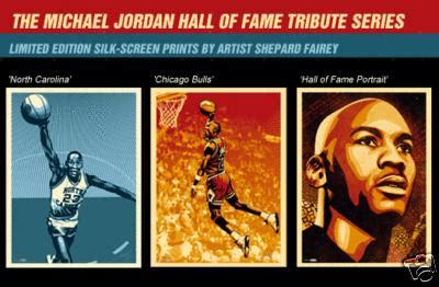 Michael Jordan Shepard Fairey Obey Print Posters Kaws