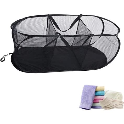 Pcs Panier Linge En Maille Rangement Pliable Portable Sections