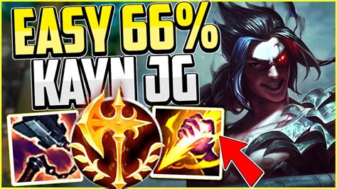 Easy 66 Win Rate Kayn Jungle Build Runes👌 Kayn Jungle Guide Season