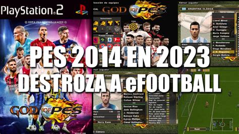 ESTE PES 2014 ACTUALIZADO AL 2023 TIENE MÁS MODOS DE JUEGO QUE