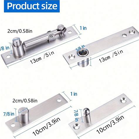 Heavy Duty Pivot Hinges For Wood Doors Stainless Steel Hidden Door