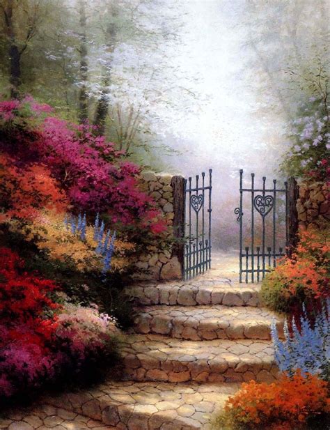 288 best Thomas Kinkade paintings images on Pinterest