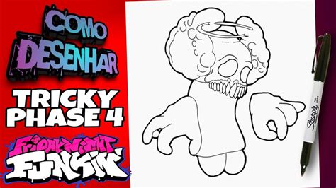 Como Desenhar O Tricky Phase Do Friday Night Funkin Passo A Passo