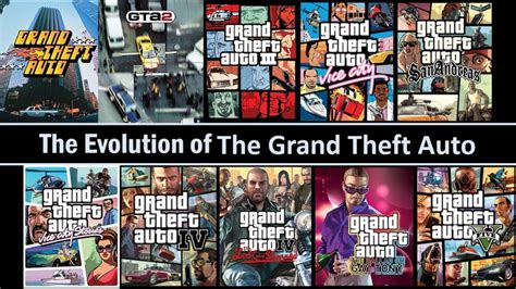 The Evolution Of Grand Theft Auto GTA Grand Theft Auto GTA