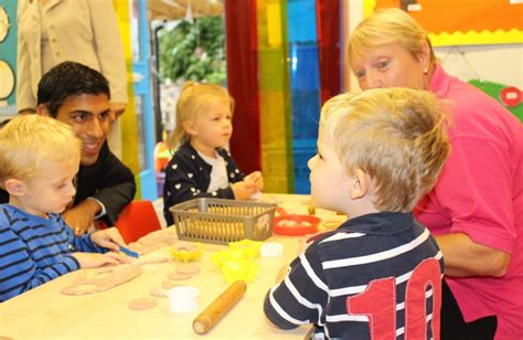 Rishi Sunak opens village schools' early years base | Rishi Sunak