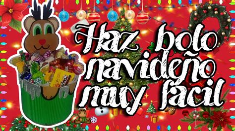 Manualidades Como hacer bolo navideño fácil y rápido YouTube