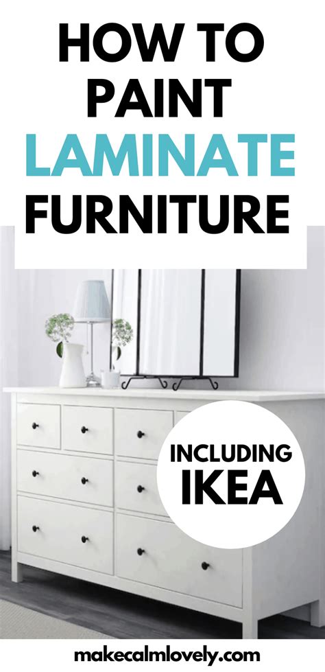 How To Paint Laminate Furniture Including IKEA