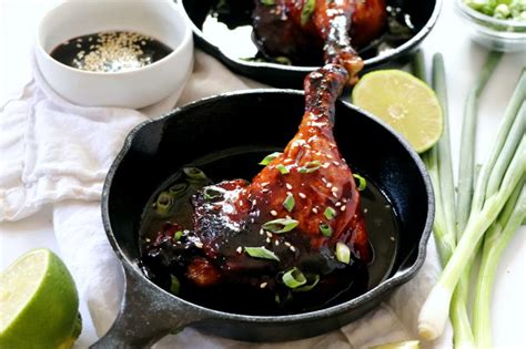 Hoisin Glazed Duck Legs Dash Of Savory Cook With Passion