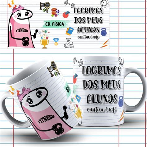 Caneca Flork Professor A De Educacao Fisica Produtos Elo7