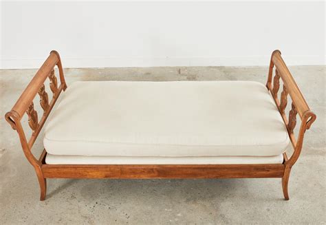 Neoclassical French Empire Style Swan Neck Daybed At 1stdibs Antique