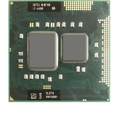 Processador Intel Core I7 640m 2 8ghz Primeira Geração Para Notebook Bga1288 Pga988