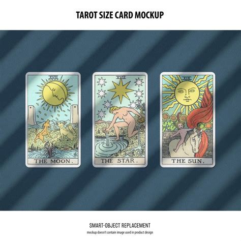 13 New Free Creative Tarot Card Mockup PSD Templates