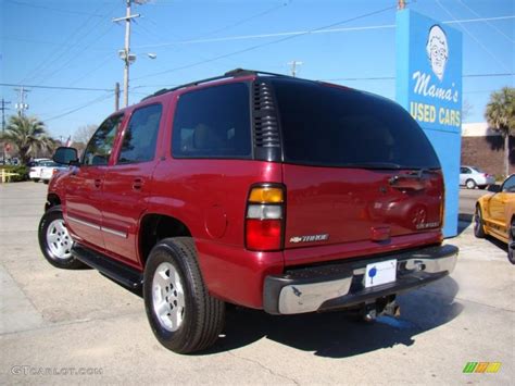 2005 Sport Red Metallic Chevrolet Tahoe Lt 43145421 Photo 35