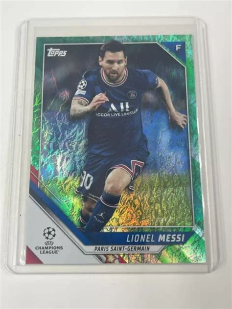 Topps Uefa Champions League Jade Edition Lionel Messi Base