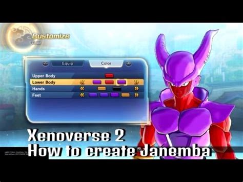 Dragon Ball Xenoverse 2 Character Creation How To Create Janemba YouTube