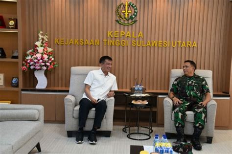 Sambangi Kejati Dan Kabinda Danlantamal VIII Tangka Tingkatkan