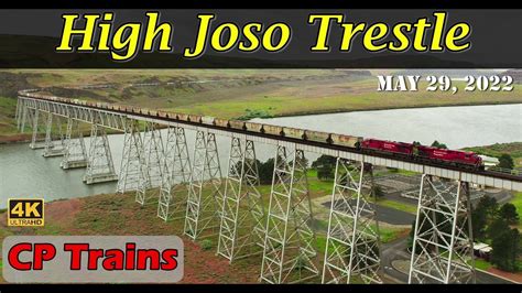 High Joso Trestle K Cp Trains On The Up Ayer Sub May