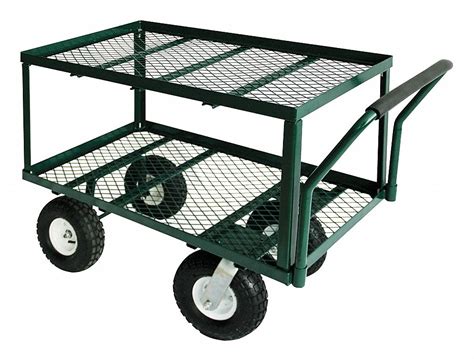 38 Inx20 In Flow Through Utility Carts With Perforated Lipped Metal