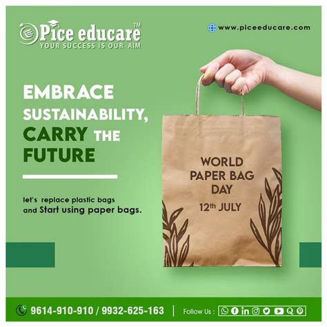 World Paper Bag Day Photoshop Design Ideas Paper Bag Alternative To