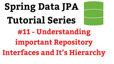 Spring Data JPA Tutorial 11 Understanding Important Repository