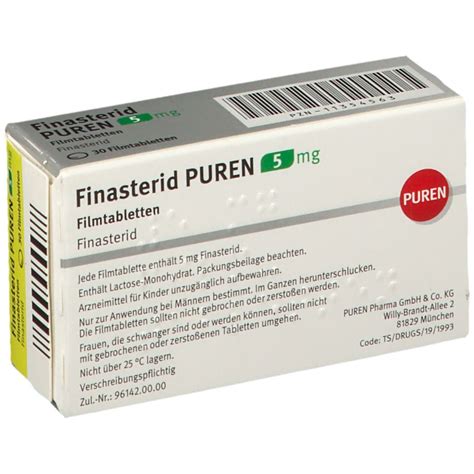 Finasterid Puren Mg St Mit Dem E Rezept Kaufen Shop Apotheke