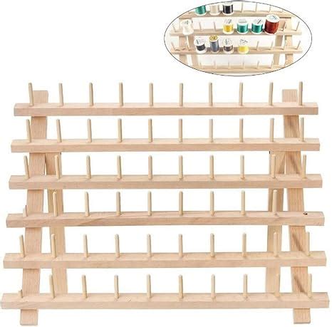 Bobines Fil Rack Support En Bois Pliable Grand Rangement Rack