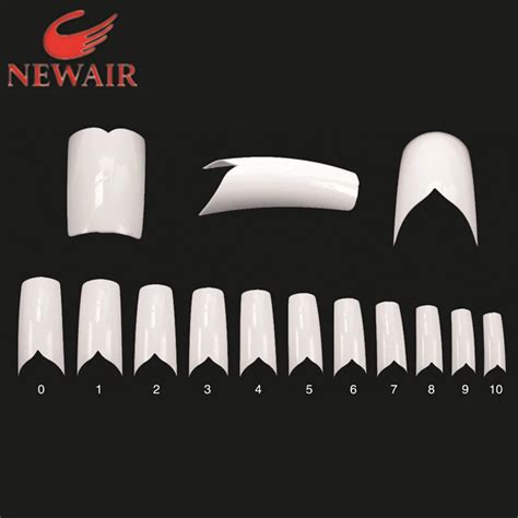 Sex Products Flare Nail Art Tips Diy Beauty Nude White False Nail Art Design French Tips Nature