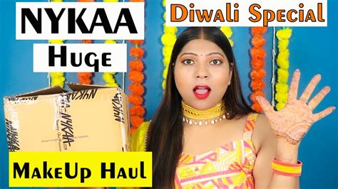 Nykaa Huge Makeup Haul Diwali Sale Diwali Shopping Shilpi Gupta